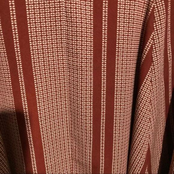 June & Hudson Striped Button Front Midi Skirt - Size L - Picture 4 of 7